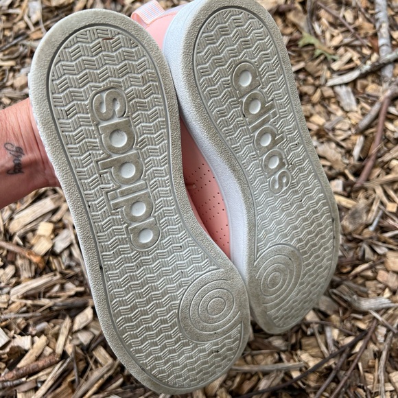 Adidas Pink Leather Neo Comfort Footbed - Picture 9 of 10